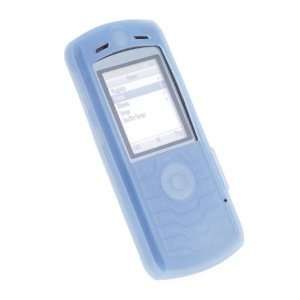   Silicon Skin Blue   Motorola SLVR L7, L6 Cell Phones & Accessories