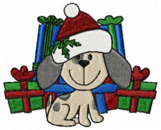 CHRISTMAS DOGS EMBROIDERY MACHINE DESIGNS CD SET OF 10  