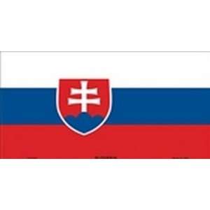 Slovakia Flag License Plate Plates Tags Tag auto vehicle car front