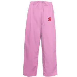  NC State Pink Scrub Bottoms Med