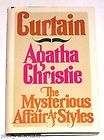   Hardback Book CURTAIN AGATHA CHRISTIE The Mysterious Affair At Styles