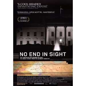 No End in Sight   Movie Poster   27 x 40 