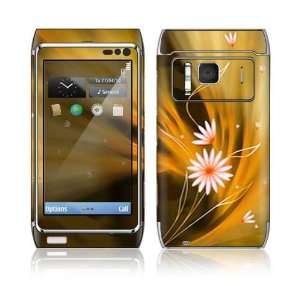  Nokia N8 Skin Decal Sticker  Flame Flowers Everything 