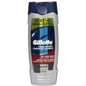  Gillette Hair + Body Wash, All Over Clean, 16 oz. Health 