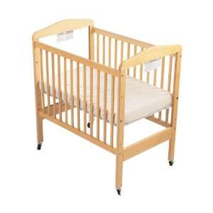  Clearview Compact Size, Fixed side Crib with 3 Mattress 