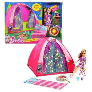 Mattel Year 2010 Barbie Camping Series 9 Inch Doll Playset   Sisters 