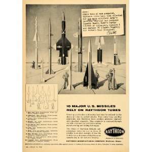  1958 Ad Raytheon Tubes Electronics Jack Martin Military 
