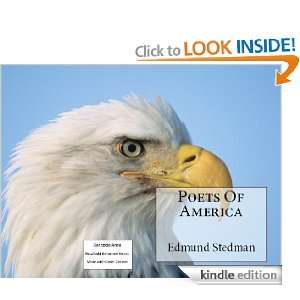 Poets Of America(Annotated) Edmund Stedman  Kindle Store