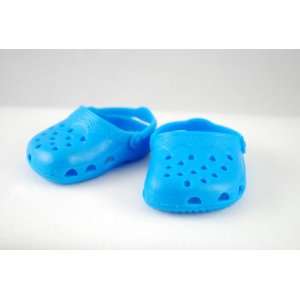  Blue Garden Clogs for 18 Inch Dolls Including the American 