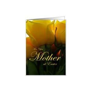  Happy Easter Mother yellow roses Card Health & Personal 