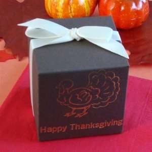  Fall Themed Cube Favor Boxes