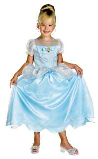 Cinderella Disney Princess Blue Cute Dress Up Girls Halloween Child 