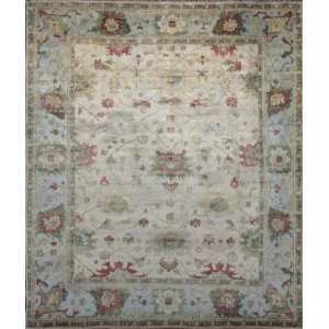   12 X 15 Hand Knotted Turkish Oushak Wool Area Rug H574