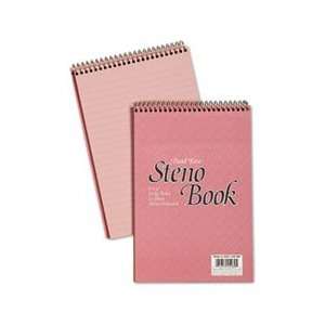  Pastel Steno Book, Gregg Rule, 6 x 9, Dusty Rose, 80 