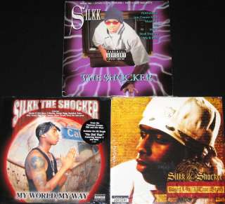 SILKK THE SHOCKER     3 ALBUMS     NO LIMIT RECORDS  