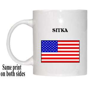  US Flag   Sitka, Alaska (AK) Mug 