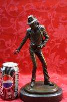 Art Deco Collector Bronze Sculpture Statue Figure Michael Jackson 