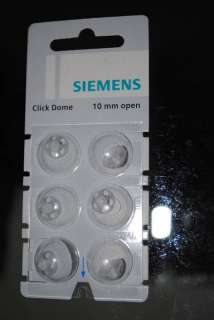 6pack of 10mm open click domes for Siemens Pure models  