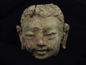 Gandhara/Gandharan Teracotta Buddha head 200 AD  