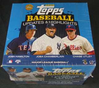 2008 Topps Update Highlights Baseball HTA Jumbo Box  