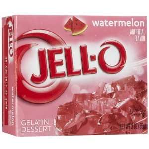  Jell O Watermelon, Gelatin Dessert, 24 ct (Quantity of 1 