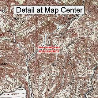 USGS Topographic Quadrangle Map   Simi Valley East, California (Folded 
