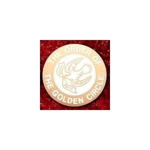 Golden Circle Etched Auto Emblem