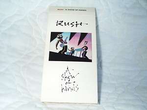 RUSH A SHOW OF HANDS VHS LIVE IN CONCERT 1989 TOUR 044004176033  