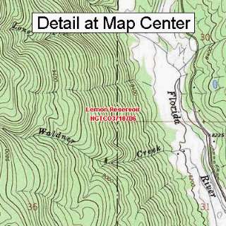   Map   Lemon Reservoir, Colorado (Folded/Waterproof)