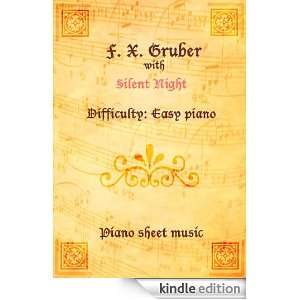 Silent Night Piano Sheet Music Franz Xaver Gruber  Kindle 