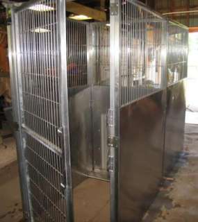 SHOR LINE STAINLESS STEEL WEDGE KENNEL RUN SYSTEM $4,447  