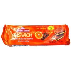 Biswich Choc Orange Cookies 3.18 Oz Grocery & Gourmet Food
