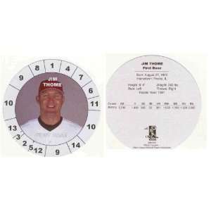   Cadaco All Star Baseball Game Card Disk Jim Thome