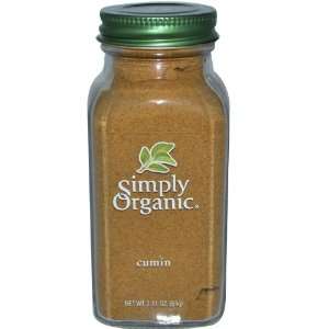 Simply Organic Cumin Seed Ground CERTIFIED ORGANIC 2.31 oz bottle 