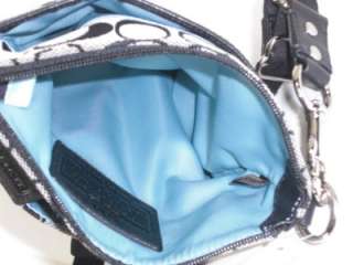 Coach 43976 Sutton Signature Swingpack Handbag Black  