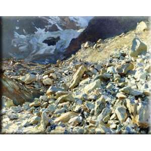  The Moraine 16x13 Streched Canvas Art by Sargent, John 