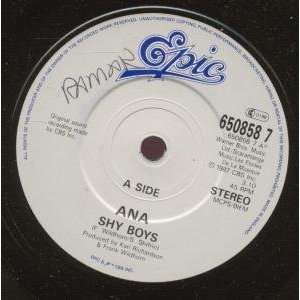  SHY BOYS 7 INCH (7 VINYL 45) UK EPIC 1987 ANA Music