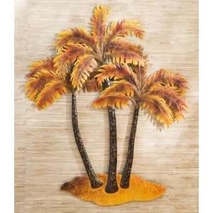   Enterprises Hand Painted Palm Tree Wall Art   Ws2080
