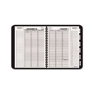 Triple View Weekly/Monthly Appointment Book, Black, 8 1/4 x 10 7/8 