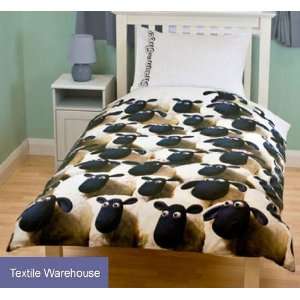  Shaun the Sheep Ewe Rotary Single Bed Duvet Quilt Cover 