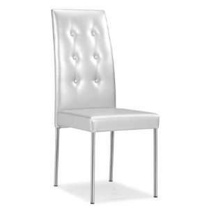  Tuft Modern Dining Chair Silver