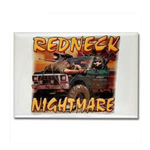   Magnet Redneck Nightmare Rebel Confederate Flag 