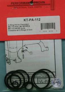 Paslode MU 112 N18/W16R Stapler O Ring Kit   KTPA112  