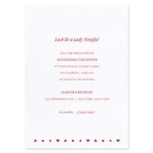 Lady Luck Invitations