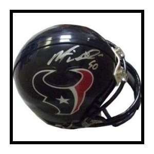  Mario Williams Autographed/Hand Signed Mini Helmet Sports 