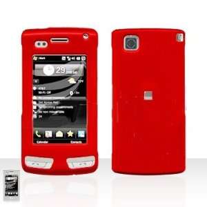  LG Incite CT810 Cell Phone Red Rubber Feel Protective Case 