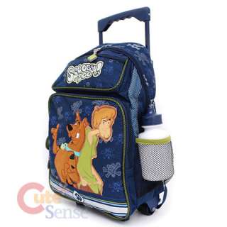 Scooby Doo & Shaggy School Roller Backpack Luggage Rolling Bag Large 
