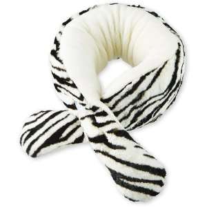  Spa Massage Neck Wrap Massager Soft Micro Fabric Zebra 