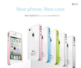 SGP Neo Hybrid 2S Snow Series Case [Satin Silver] for Apple iPhone 4 