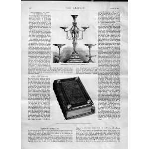    1870 TESTIMONIAL GEORGE VERDON DOMESDAY BOOK PRINT